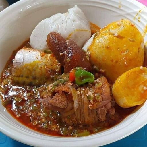 Banku and soup image