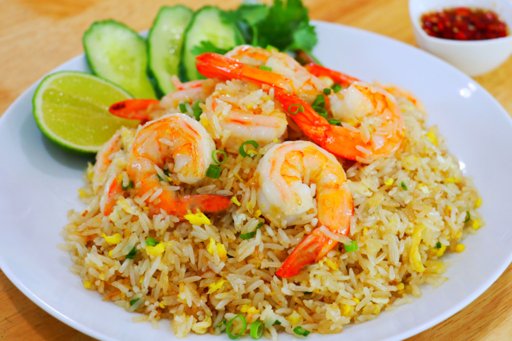 shrimps fried rice
