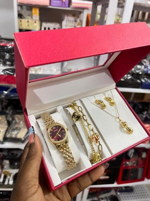 Fashion 3pcs/set watch and bracelet women set party birthday gifts jewelry wrist watch clock