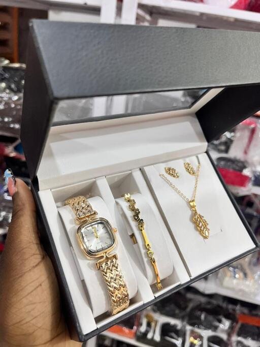 Fashion 3pcs/set watch and bracelet women set party birthday gifts jewelry wrist watch clock