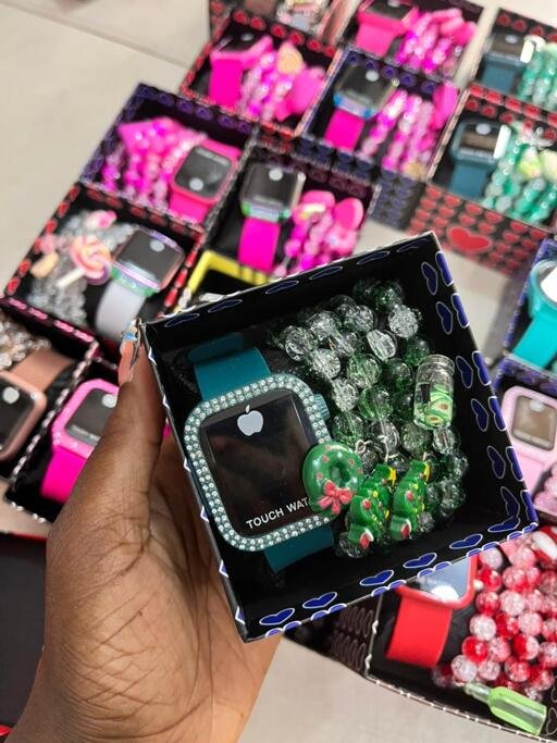 Touch watch and bracelet combo