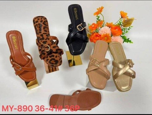 Slip on sandal women's elegant fancy flats