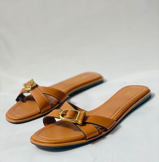 Slip on sandal women's elegant fancy flats image