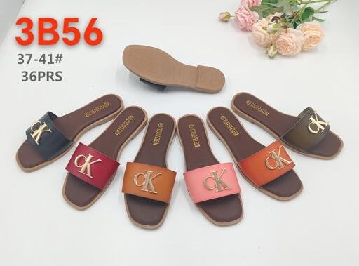 Calvin klein women's kacia flat sandal slides