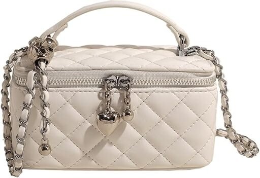 Box square handbag purse for women chain designer cross body shoulder bag mini top-handle pouch image