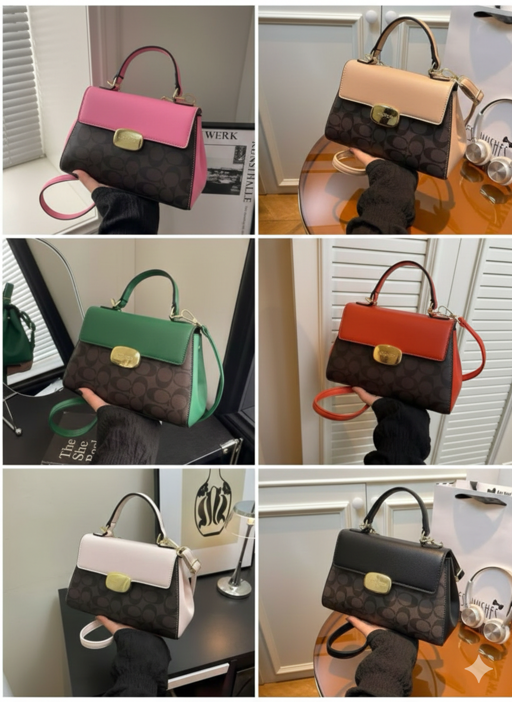 Coach | eliza top handle in signature canvas