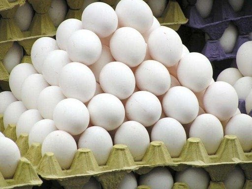 Fresh white eggs 1 x 15 (small size) image