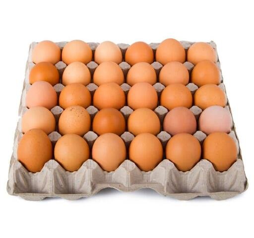 Full crate of brown eggs (medium size)