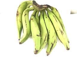 Fresh unripe plantain for ampesi - 1kg