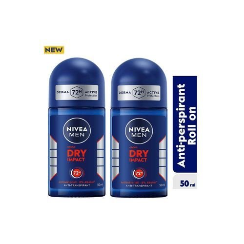 Nivea dry impact roll on - 50ml (pack of 2)