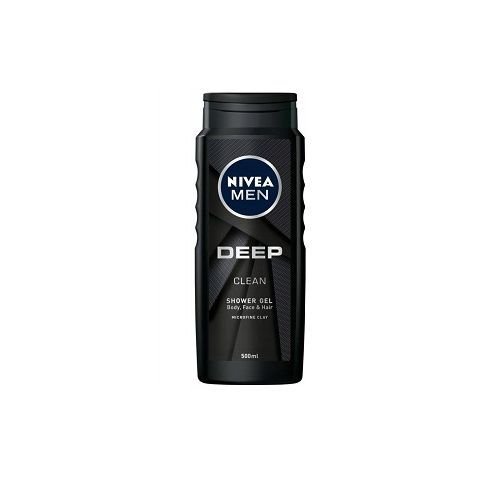 Nivea men deep clean shower gel - 500ml image