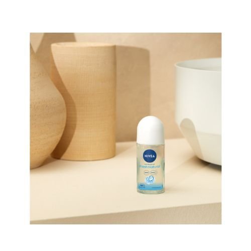 Nivea fresh natural roll on - 50ml - white image