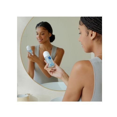 Nivea fresh natural roll on - 50ml - white image