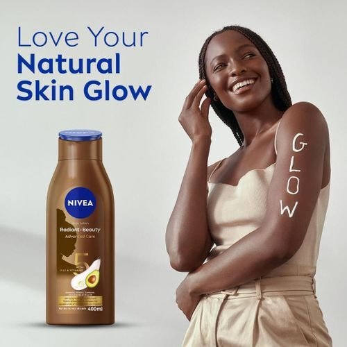 Nivea radiant & beauty advanced care body lotion - 400ml image