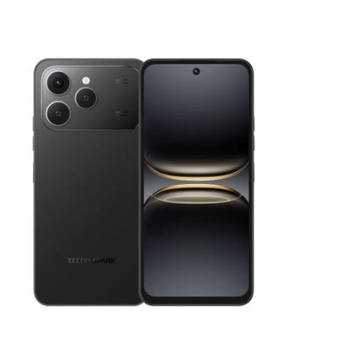 Tecno spark 40 - 128gb rom + 4gb ram - 50mp rear/50mp front - 5200mah - dark grey + 13 months warranty