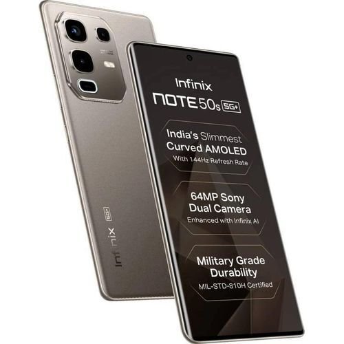 Infinix note 50pro - 6.78'' - 256gbrom - 8gbram - 50mp rear/32mp front - 5200mah - black + 12 months warranty