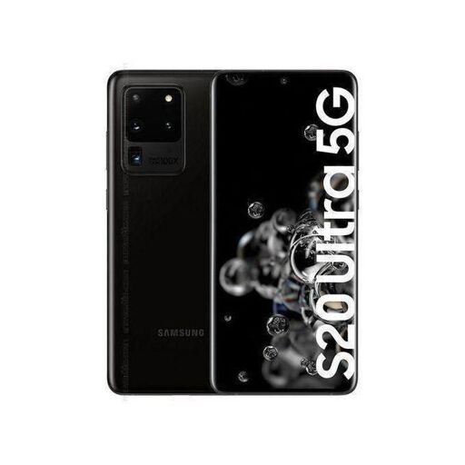 Samsung galaxy s20 ultra 5g - 6.9'' - 256gb hdd - 12gb ram - 108mp rear/40mp front - 5000mah - black